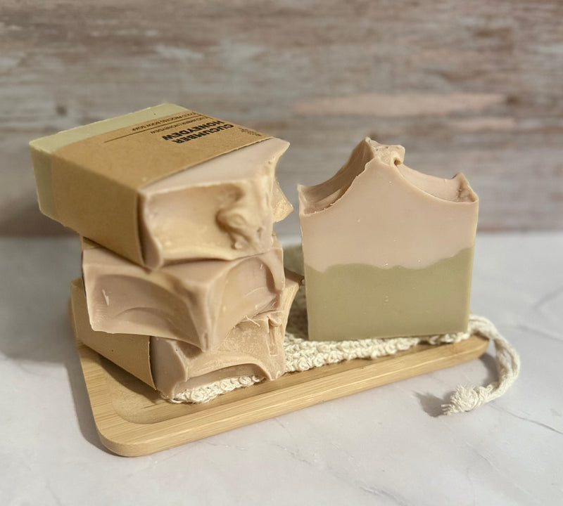Cucumber Honeydew bar body soap