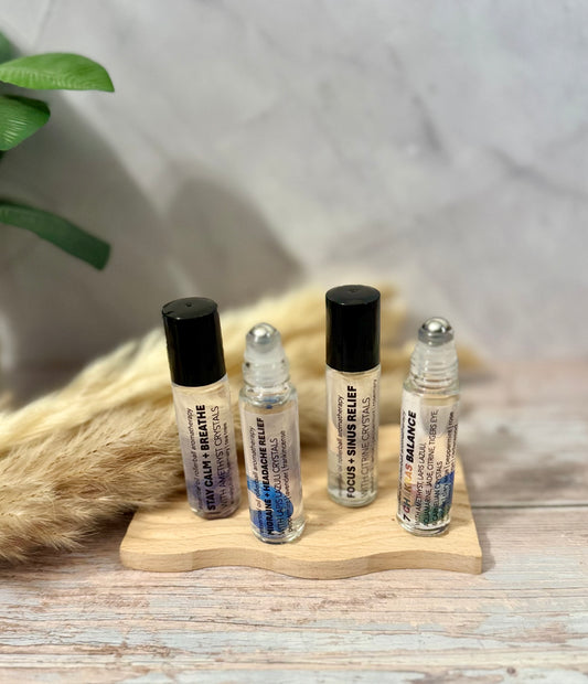 Essential Oil Crystal Rollerballs - Choose Your Scent